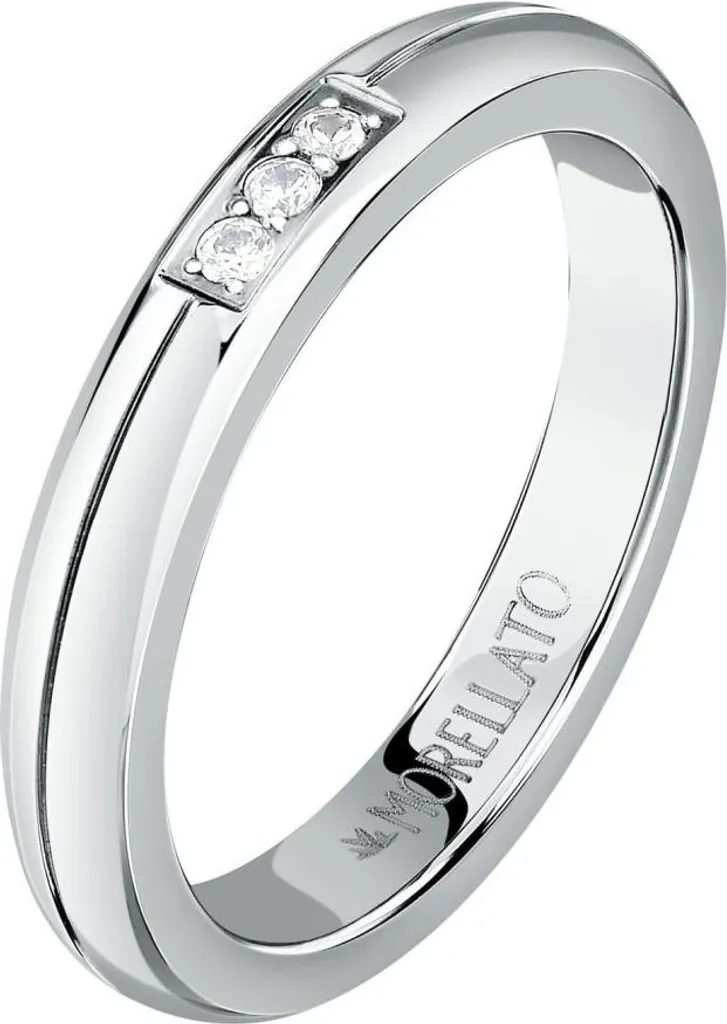Anello Discreto Love Rings SNA48: Eleganza in Acciaio e Cristalli