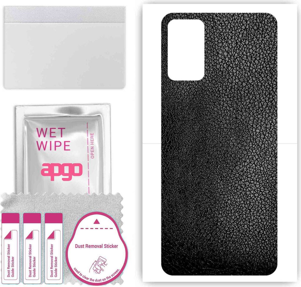 apgo Rückseite Schutzfolie, Skin, kompatibel mit ZTE Blade V2020 Smart, Hinten Displayschutzfolie aus Vinylfolie, kratzfest, einfache Montage - Sc...