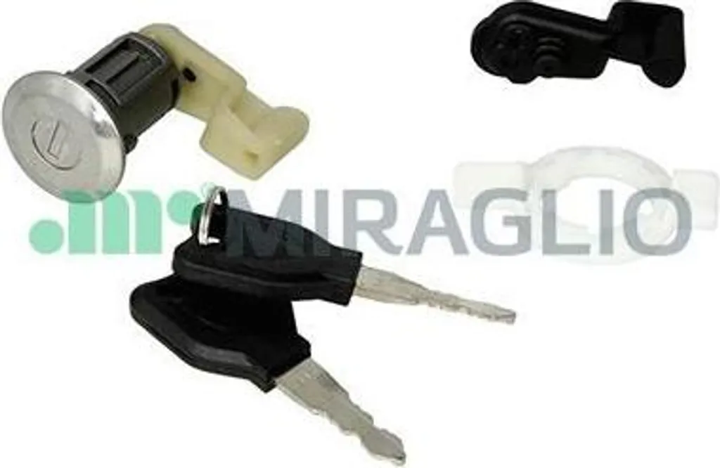 Jeu de Cylindres de Serrure MIRAGLIO 80/551 pour Clio OE 7701472806