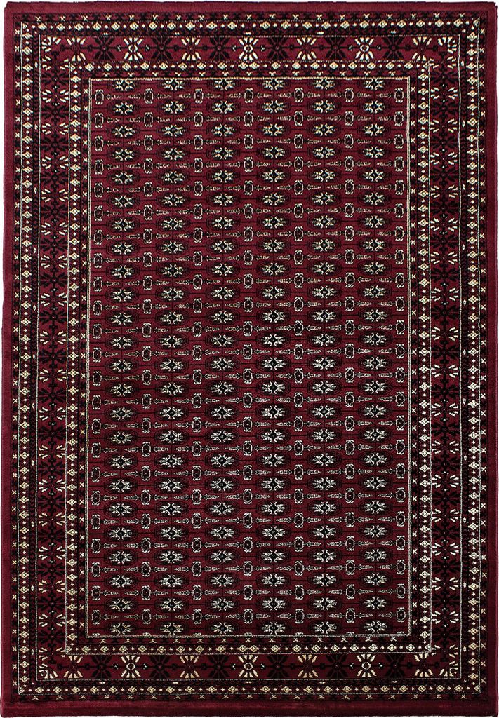 Villa Möbel Mararo Wohnzimmer-Teppich, Orientteppich, Rot, Orientalisch Design, Farbe:Rot, Grösse:300x400 cm