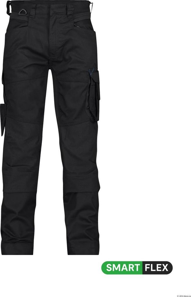 DASSY Bundhose DYNAX Stretch Gr. 56 schwarz STANDARD Produktbild 