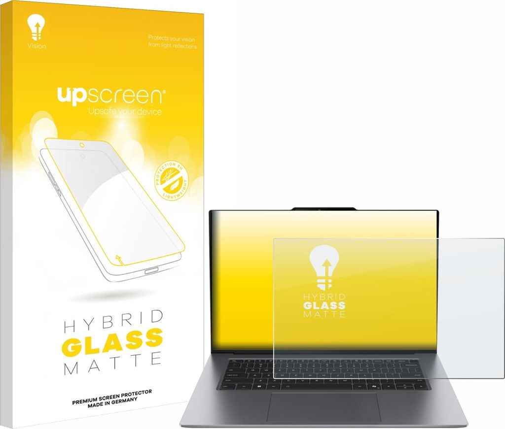 upscreen Entspiegelungs Schutzglas für Lenovo ThinkPad X9 15 G1 Schutzfolie Panzer Folie Glas Display Schutz matt