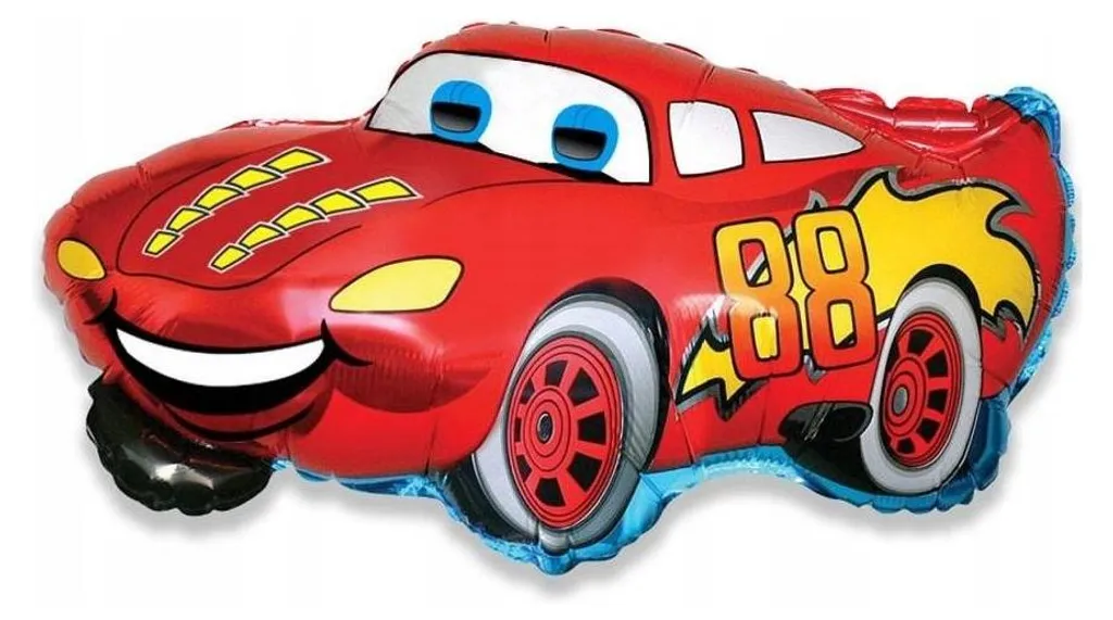Décoration anniversaire thème voiture - Ballon 60 cm pour fête enfant
