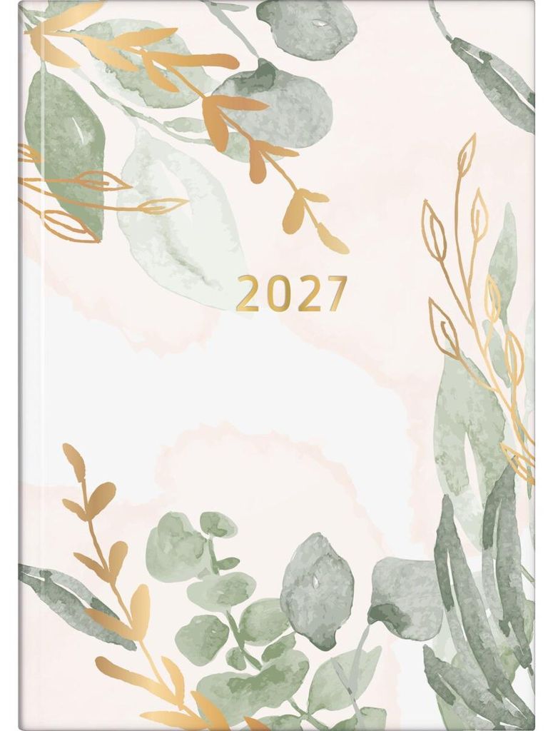 Wochenkalender Young Line 1 Woche/2 Seiten Grafik-Einband Bloom 2027 Packung mit 3 Stück