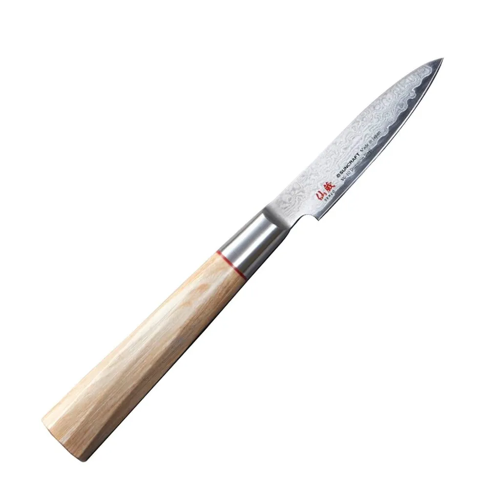 Couteau de Cuisine pour Éplucher et Ciseler Suncraft Senzo 80 mm TO01