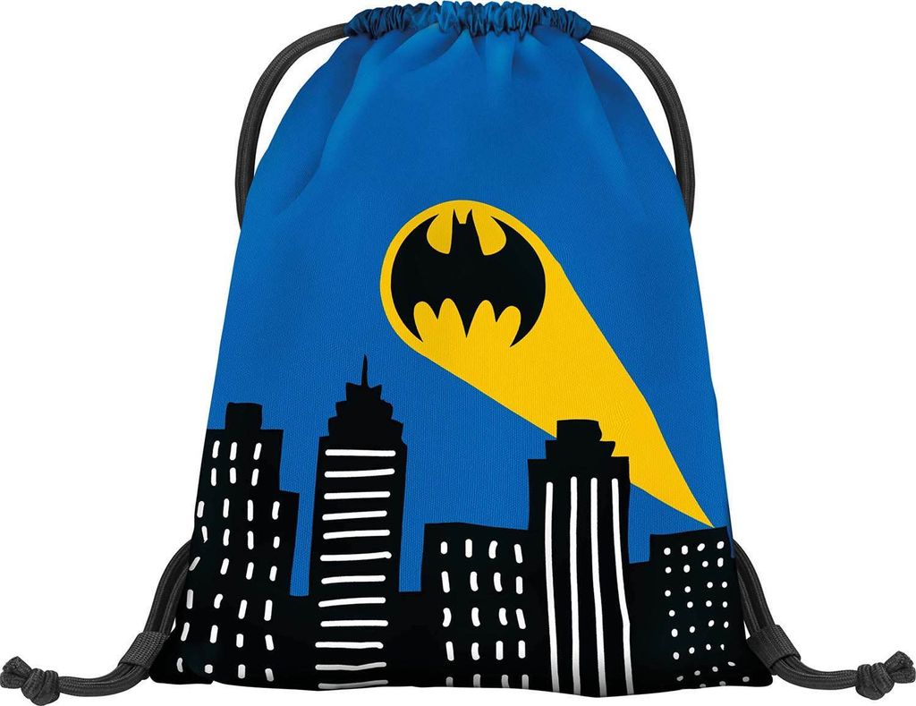 Turnbeutel Kindergarten, (Batman Blau)