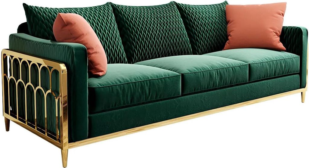 Design Couch Polster Sofas Textil Modern Sofagarnitur 3Sitzer Dreisitzer Couchen