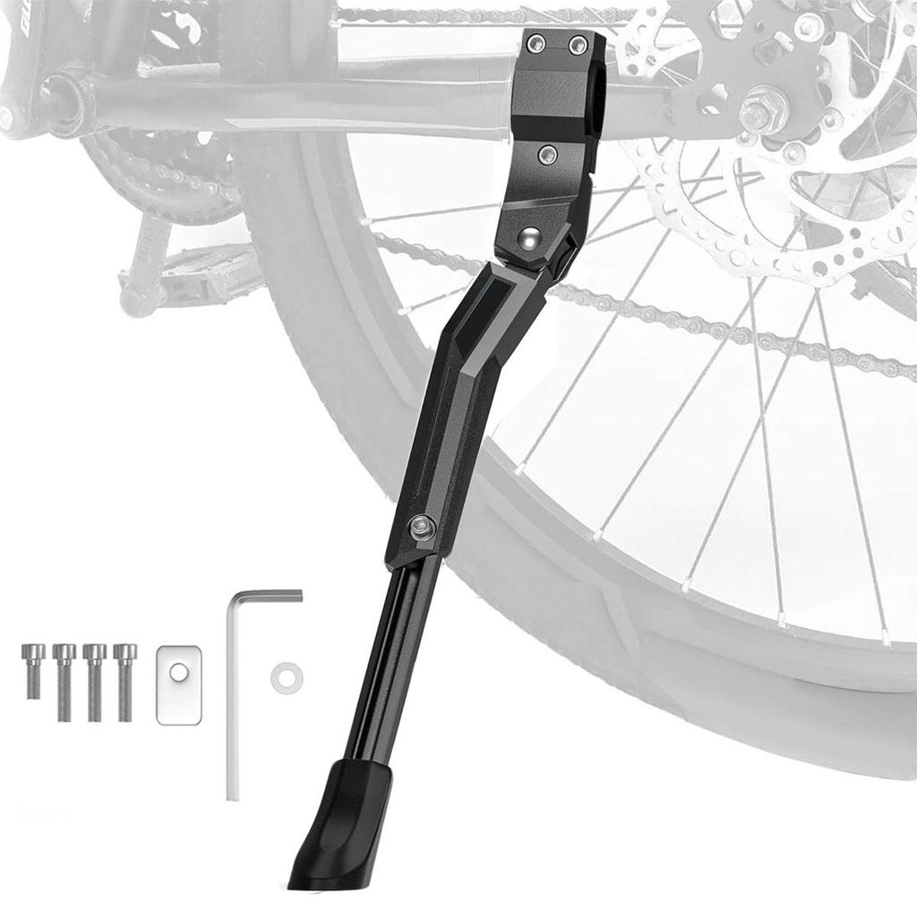 Fahrradständer Fahrradständer mountainbike Höhenverstellbar, Rutschfest Seitenständer,24-29 Zoll,für MTB, Cityrad, Mountainbike,Trekkingrad,Re...