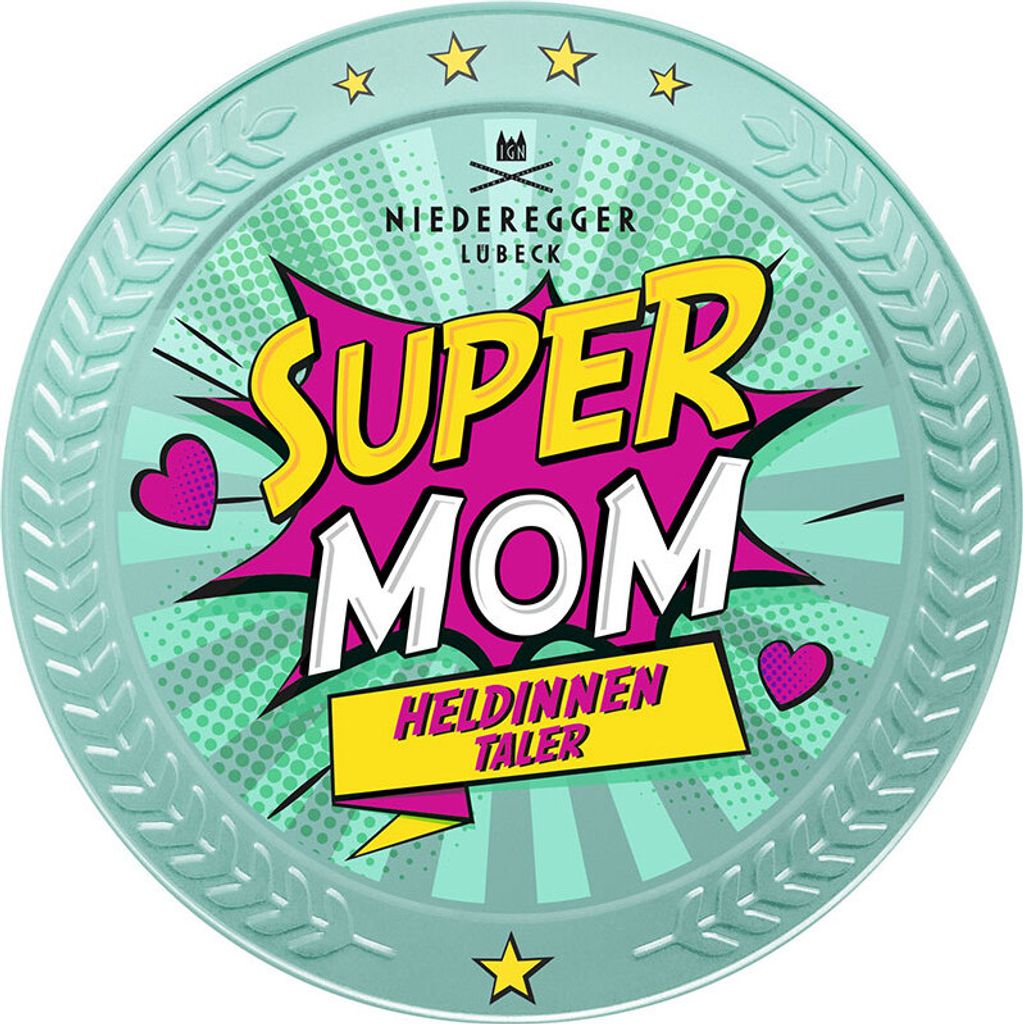Niederegger Marzipan Taler 'Super Mom' 185g