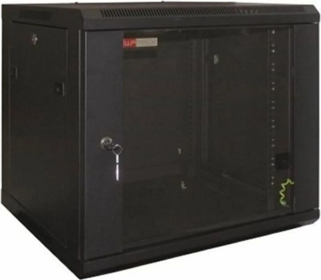 Baie de brassage murale 9U 19 pouces Noire profondeur 500mm - Rack IT