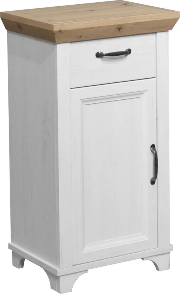 Marilin meuble sous lavabo 45cm - Cacher plomberie, finition pin