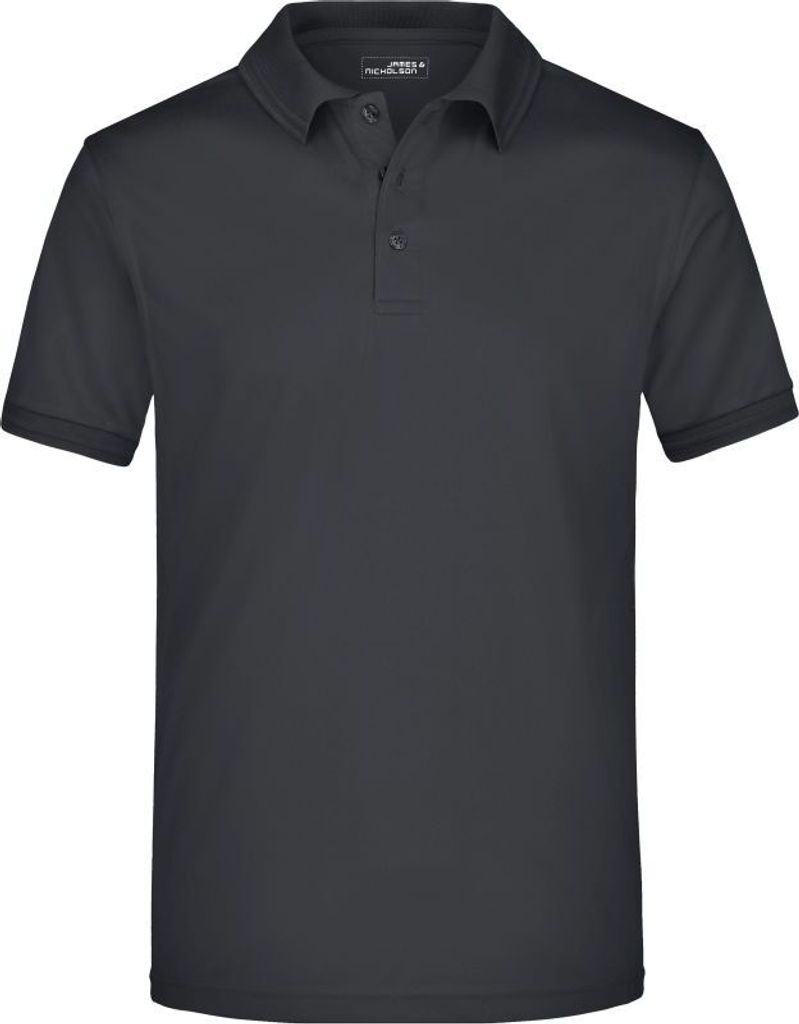 Funktionelles Polo für Freizeit und Sport black, Gr. M