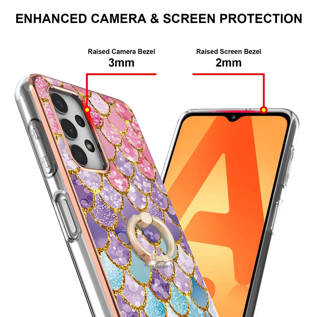 Custodia Samsung Galaxy A23 5G/4G TPU Silicone - Ring Stand Series - 3