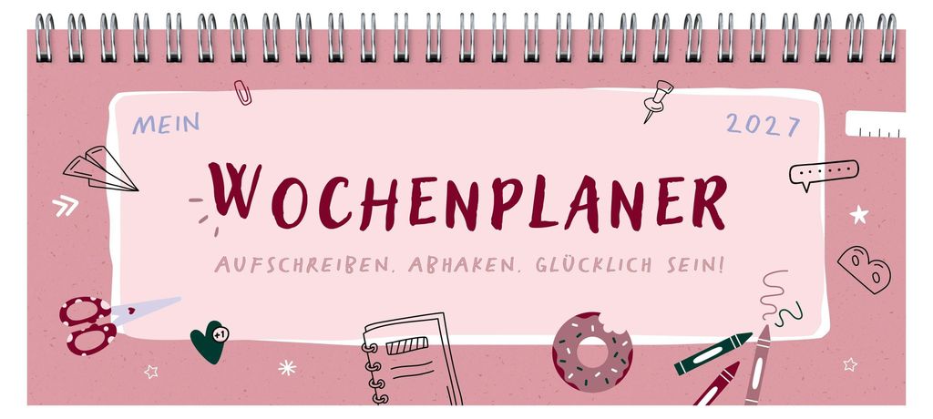 Mein Wochenplaner 2027: Aufschreiben, abhaken, glücklich Produktbild 