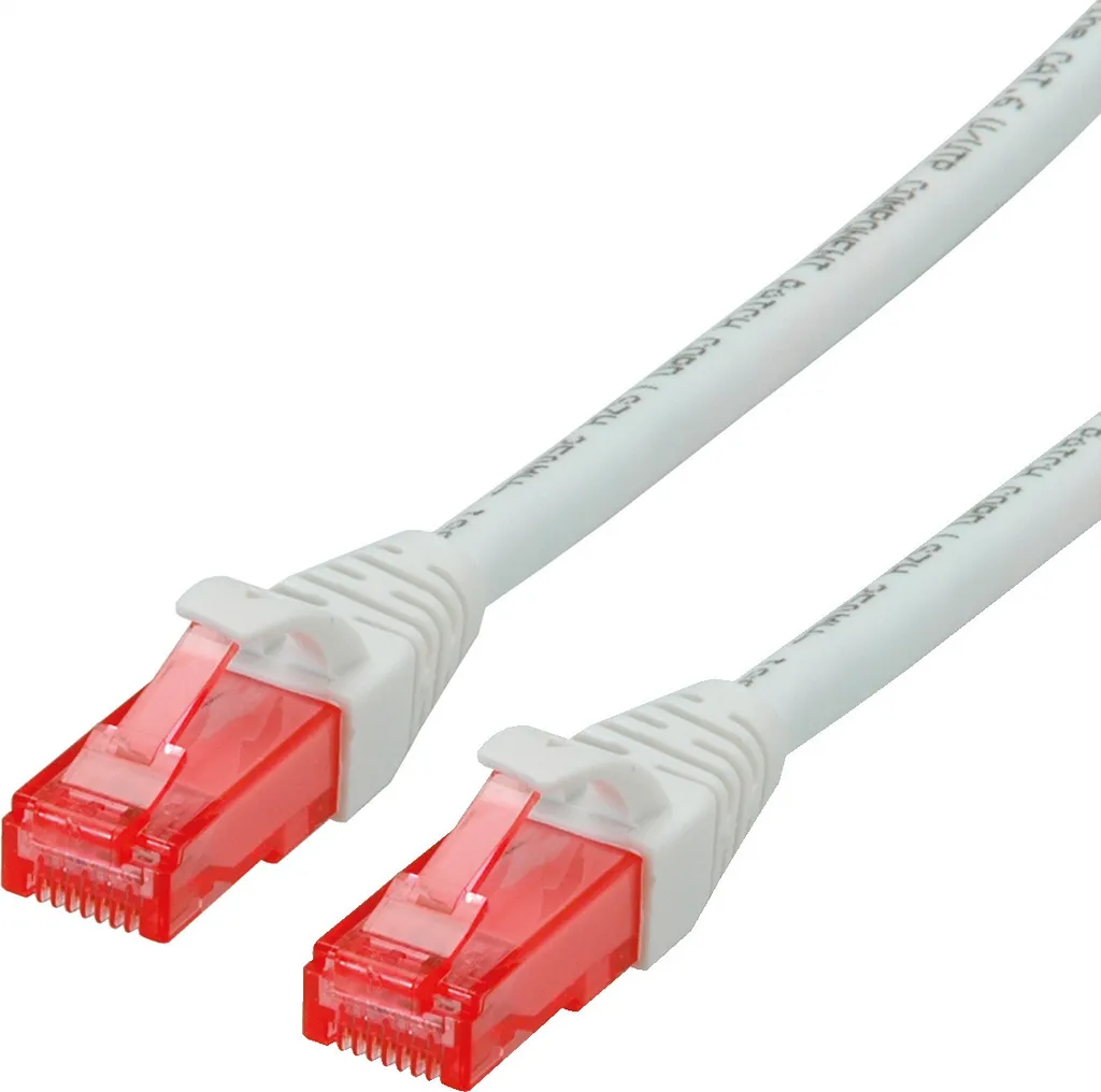 Cavo LAN Bianco ROLINE 0,5m Cat6 - Connessione Discreta e Veloce