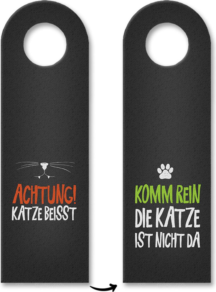 10x Türhänger Türanhänger Türschild Schild an der Türklinke