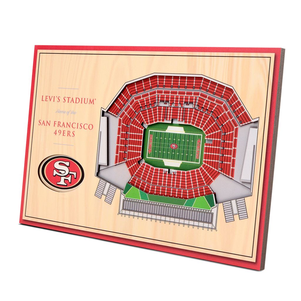 NFL San Francisco 49ers Stadium 3D Wandbild Kaufland.de