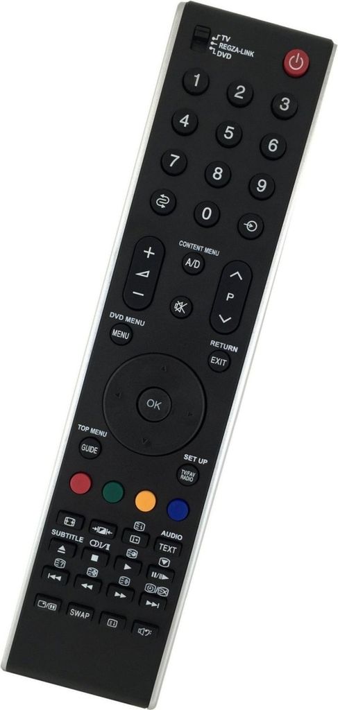 Ersatz Fernbedienung passend für Toshiba TV 40RV743 | 40SL733F | 40TV743G | 40XF355D