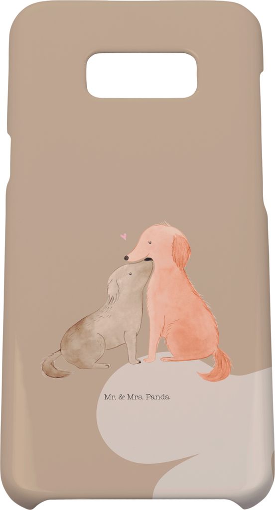 Mr. & Mrs. Panda Samsung Galaxy S8 plus Handyhülle Hunde Liebe - Hundeglück - Geschenk, Sprüche, Cover, Handycover, Herz, Vertrauen, Handy, Hund...