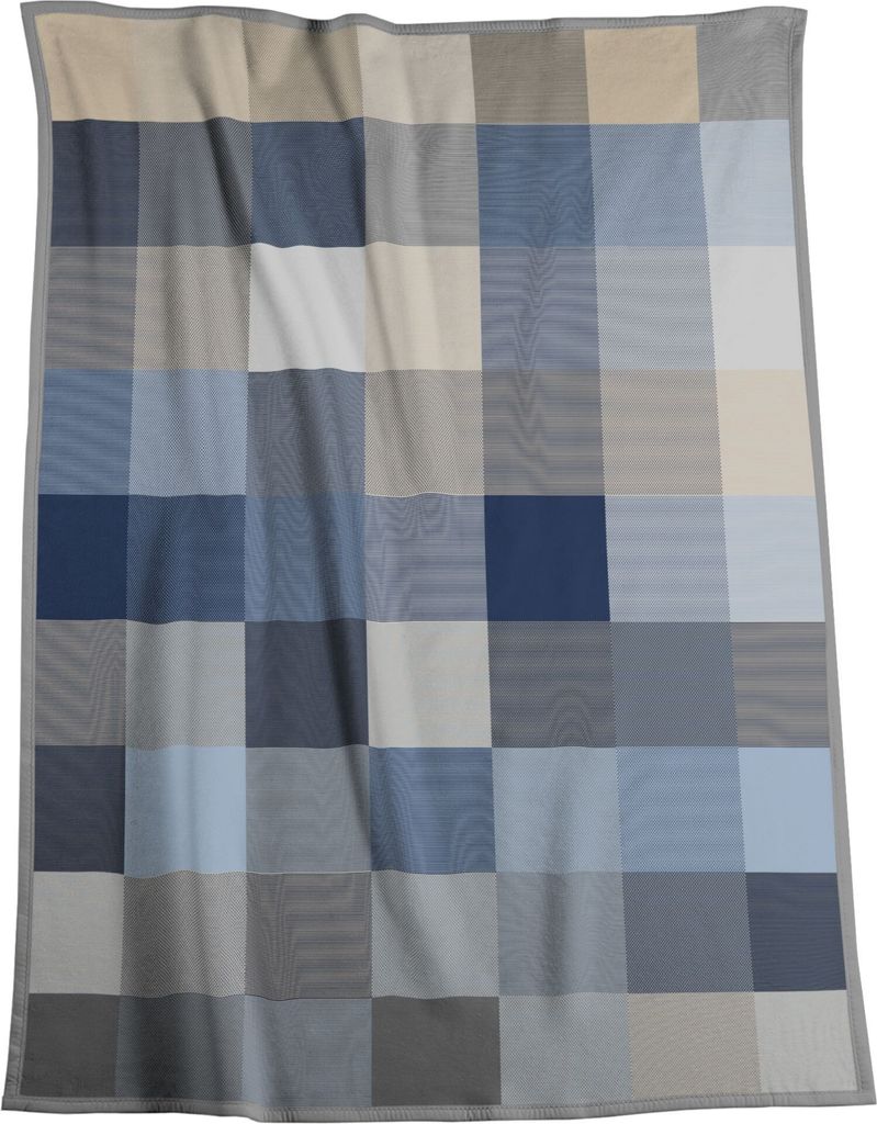 Biederlack Deka „Colour Woven – Blue Woven“ 150 x 200 cm Obrázok produktu 