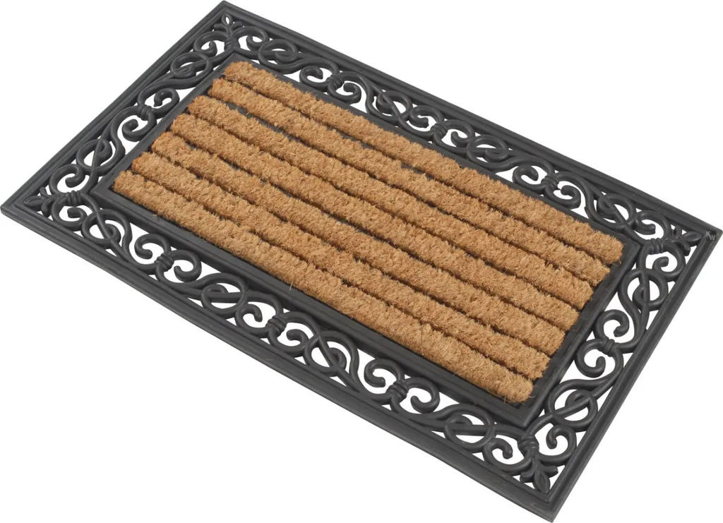 Tapis de sol pour entrée propre Paillasson 76 x 46 cm rectangulaire