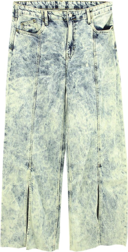 33059 Esprit, High Rise Wide Leg, Damen Jeans Hose, Denim ohne Stretch, blue acid, W 32 L 32