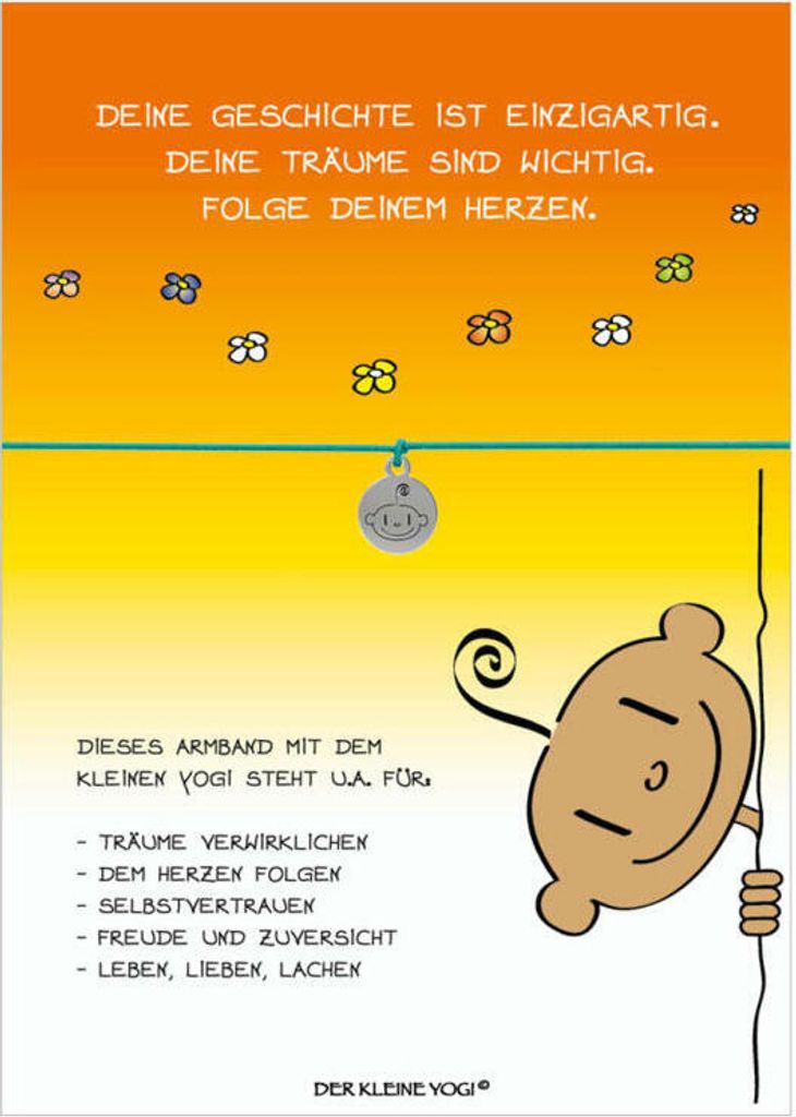 Goebel KY MK ARM Der klein.Yogi türk Der kleine Yogi türkis Produktbild 