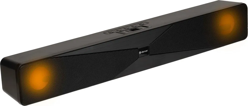 Mini Barre de Son Bluetooth Surround - Enceinte TV Compacte Noire