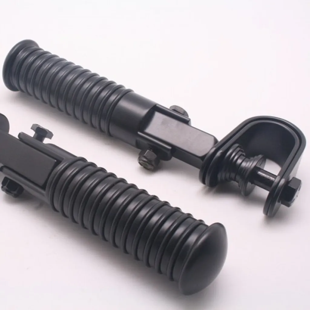Repose-pieds Sundance Noir 130mm avec Revêtement Antidérapant Confort