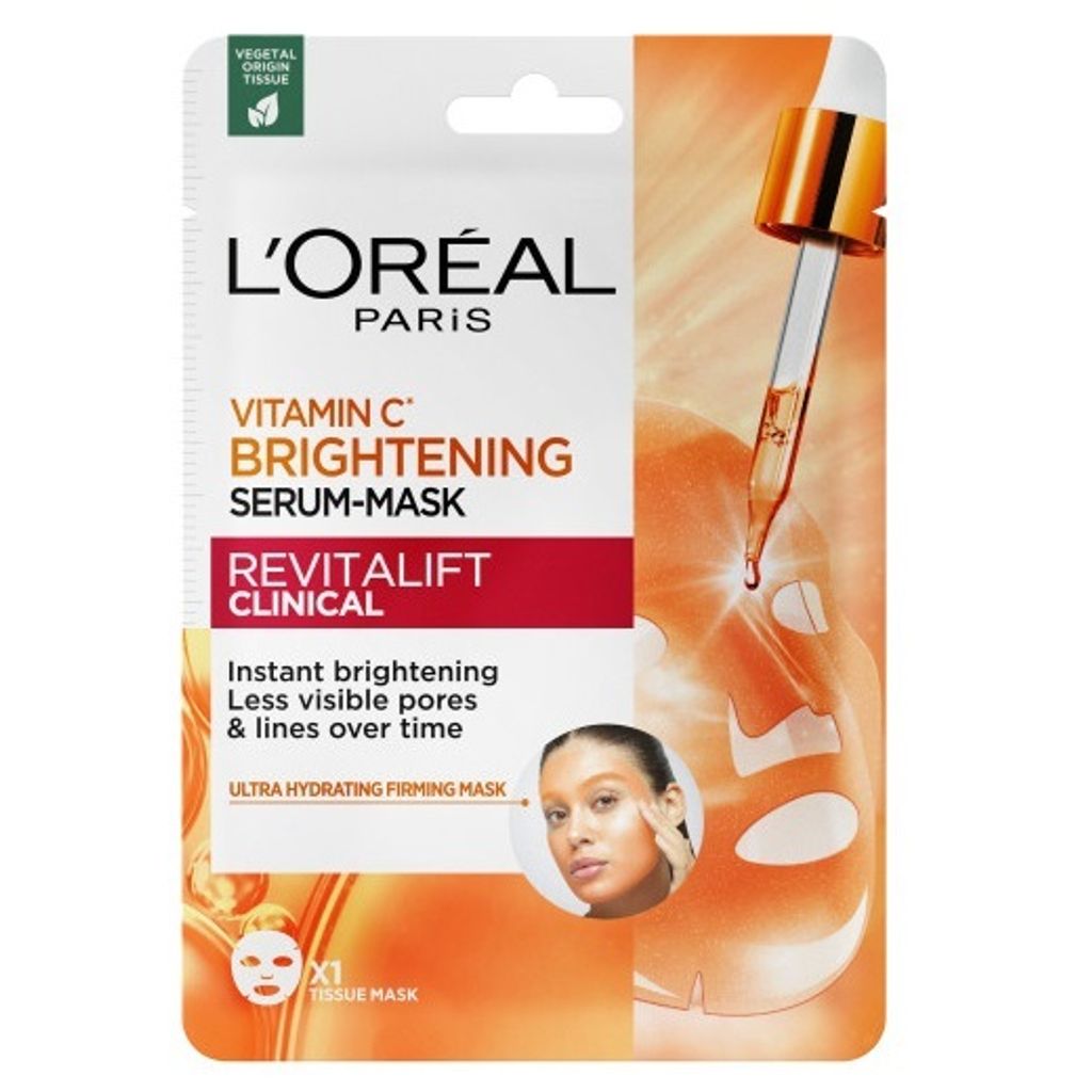 L ́Oréal Paris Revitalift Clinical Vitamin C Brightening Serum-Mask 26 g