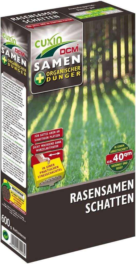 CUXIN DCM Rasensamen Schatten 600 g Produktbild 