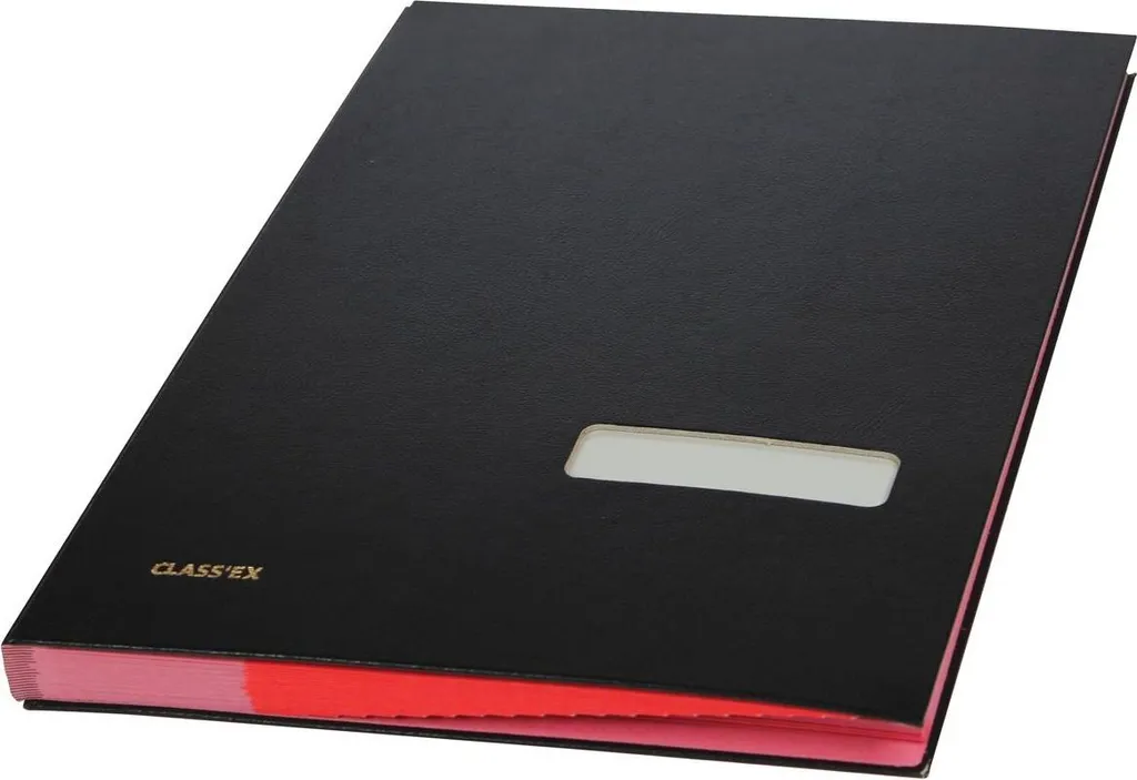 Classex Porte-signature Class'ex noir - parapheur 18 compartiments PVC