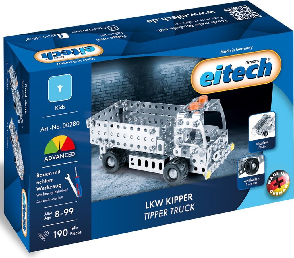 Eitech Jeu de construction - camion-benne - 190 pièces Image du produit 
