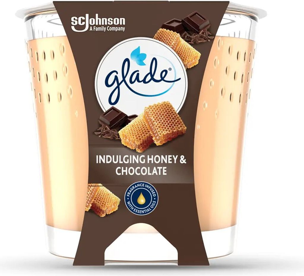 Glade Duftkerze Indulging Honey & Chocolate 112g 1 Stück