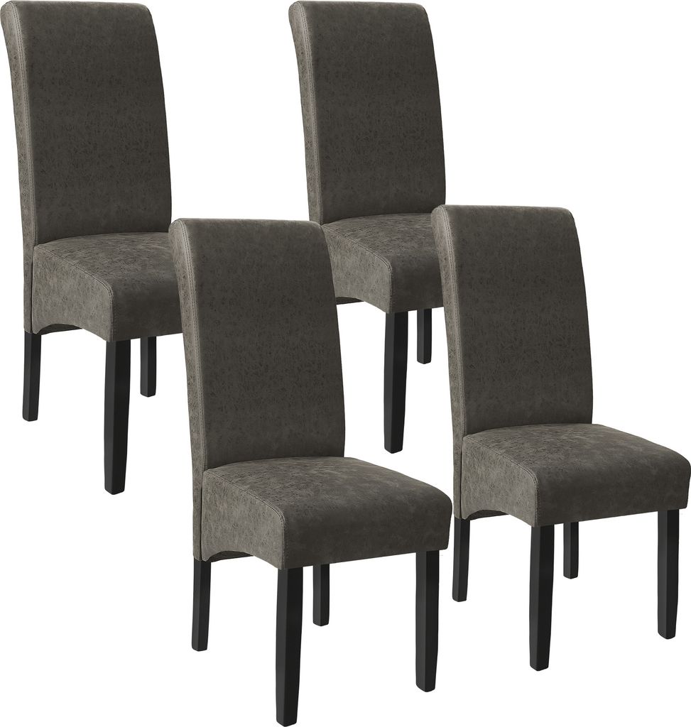 4 ergonomické jídelní židle z masivního dřeva Obrázek produktu 