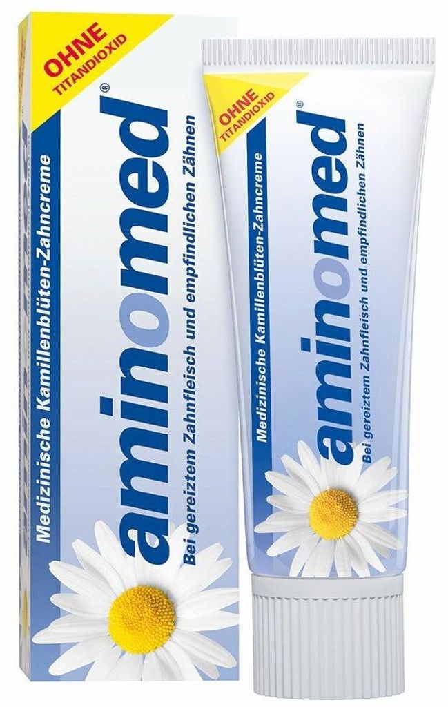 Aminomed Amin-o-med Tandpasta Gevoelige Tanden (75 ml) Productafbeelding 