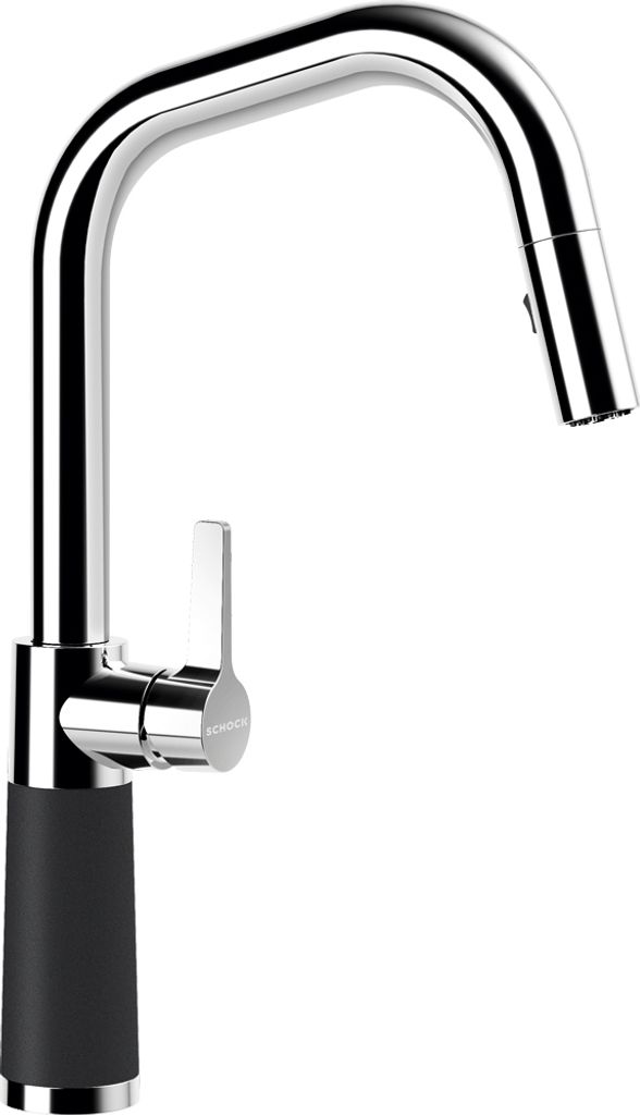 SCHOCK Armatur SC-530 in MAGMA mit Zugauslauf / CRISTADUR