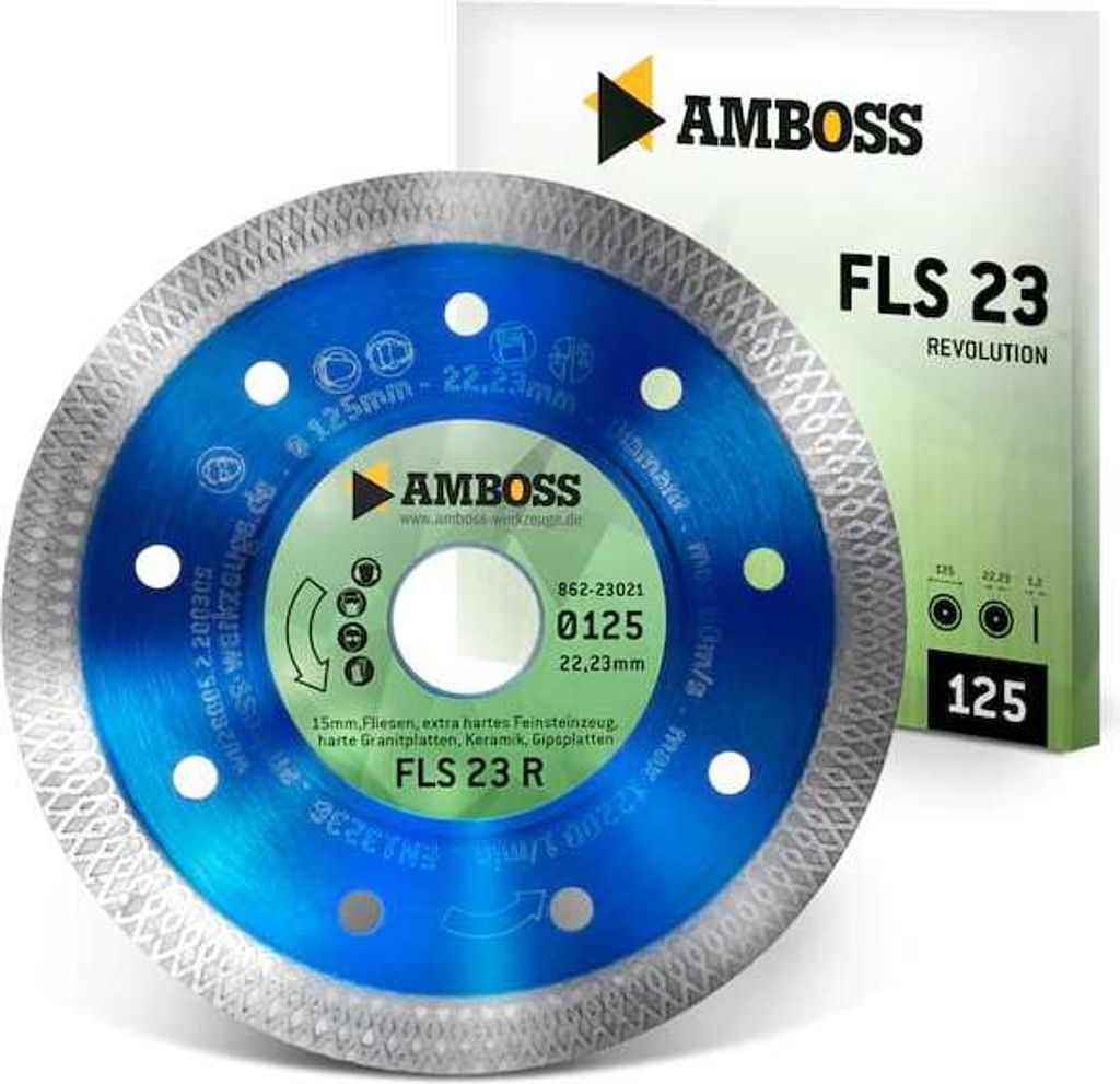 FLS 23R Diamant Trennscheibe 125 x 1.4 x 22.2 Produktbild 