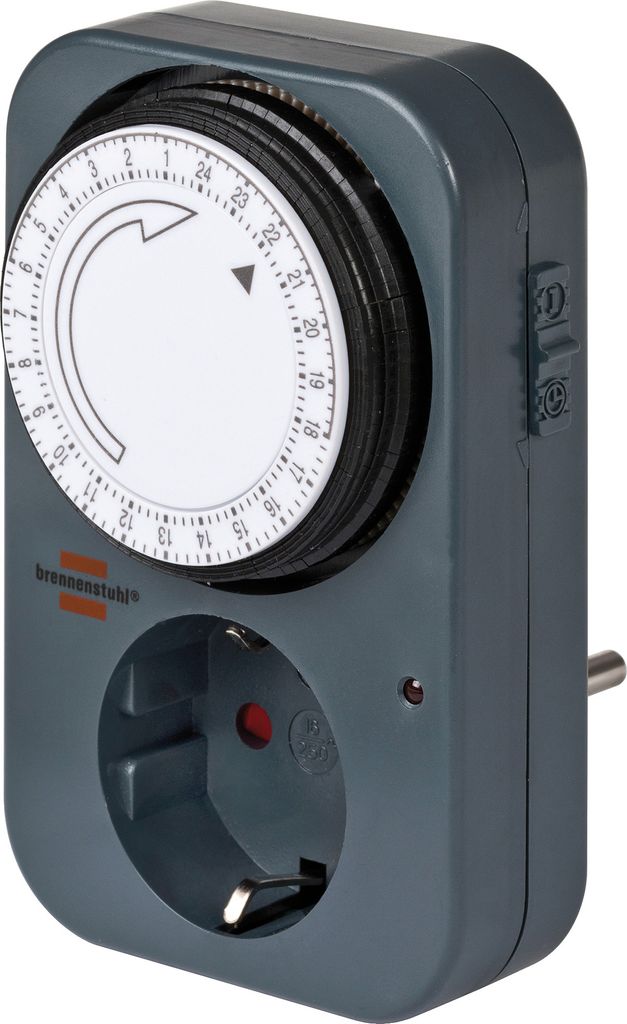 brennenstuhl® 1506450 Timer giornaliero MZ 20 - antracite, Immagine del prodotto 