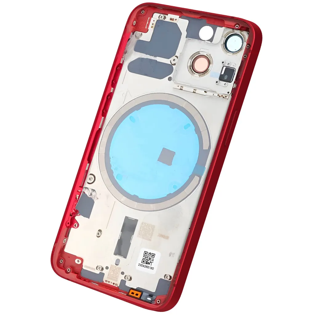 Boîtier rouge iPhone 13 Mini Clappio : autonomie prolongée et sécurité - 2