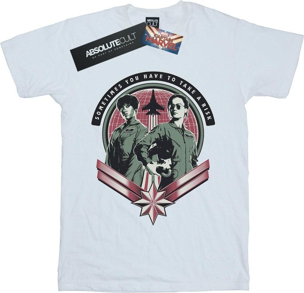 Marvel - "Take A Risk" T-Shirt für Herren BI20543 (XXL) (Weiß)