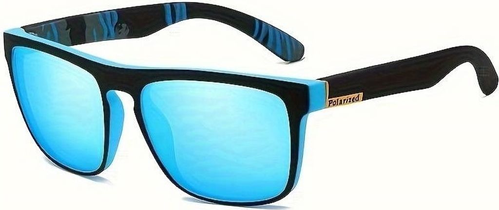 GKA Retro Sonnenbrille Polirezed Nerd Brille UV 400 blaue Produktbild 