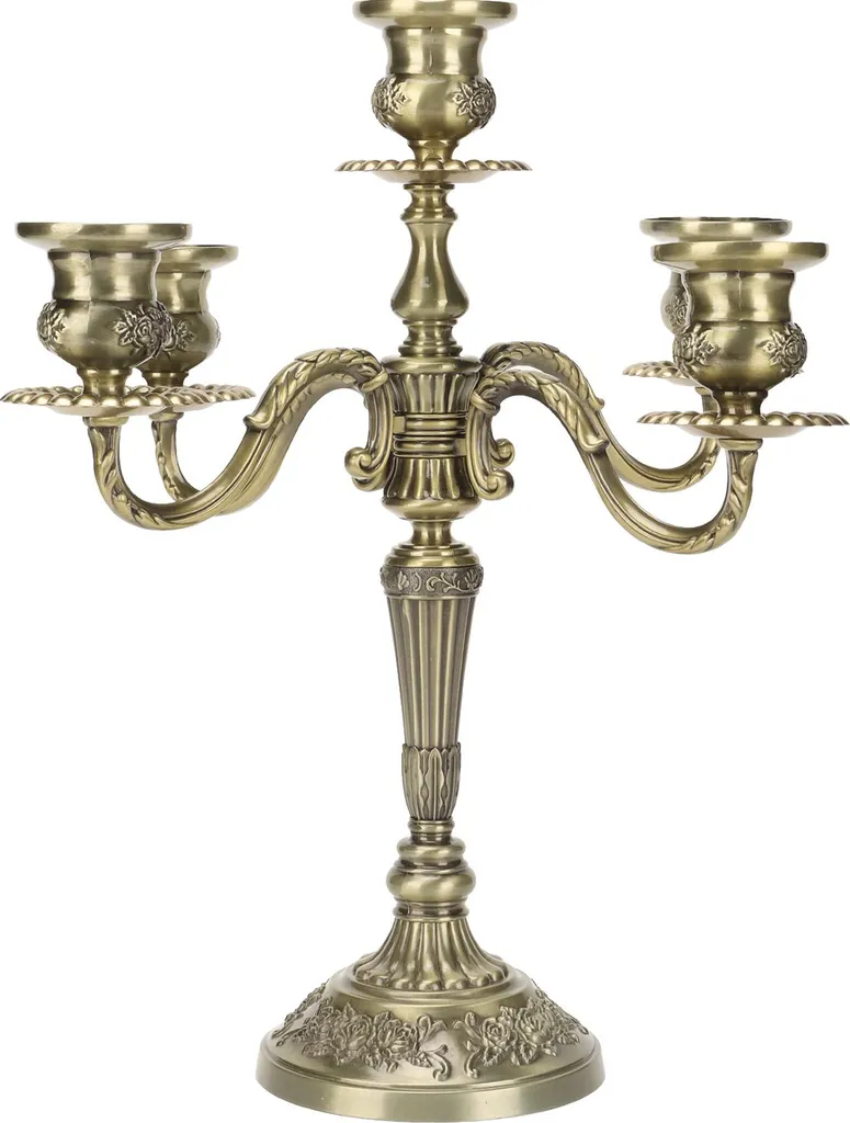 Chandelier stable 5 branches anti-rayures inoxydable pour événementiel