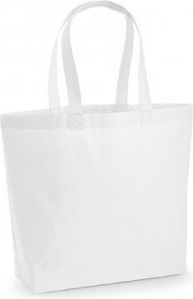 Westford Mill Premium Baumwolle Tasche (2 Stück/Packung) BC4461 (Einheitsgröße) (Weiß)