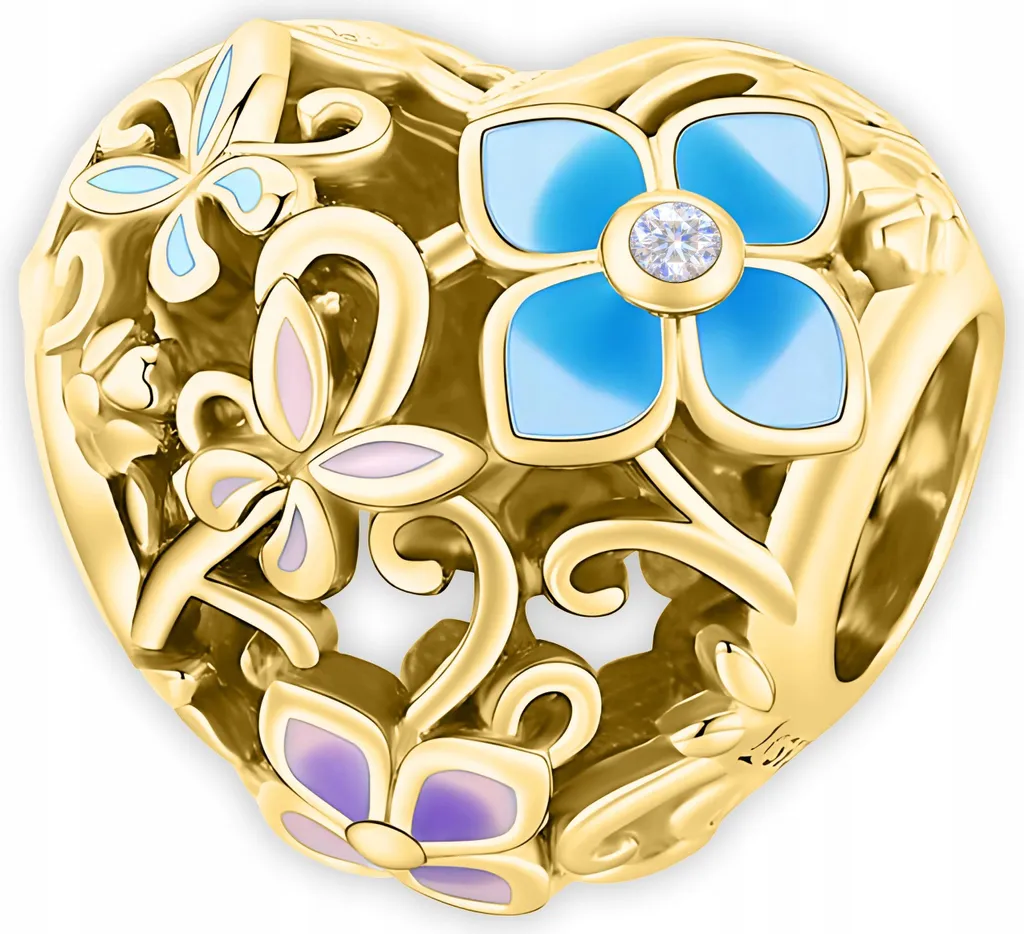 Guida all'acquisto: Charm Perlina d'oro Meadow Heart Argento 925