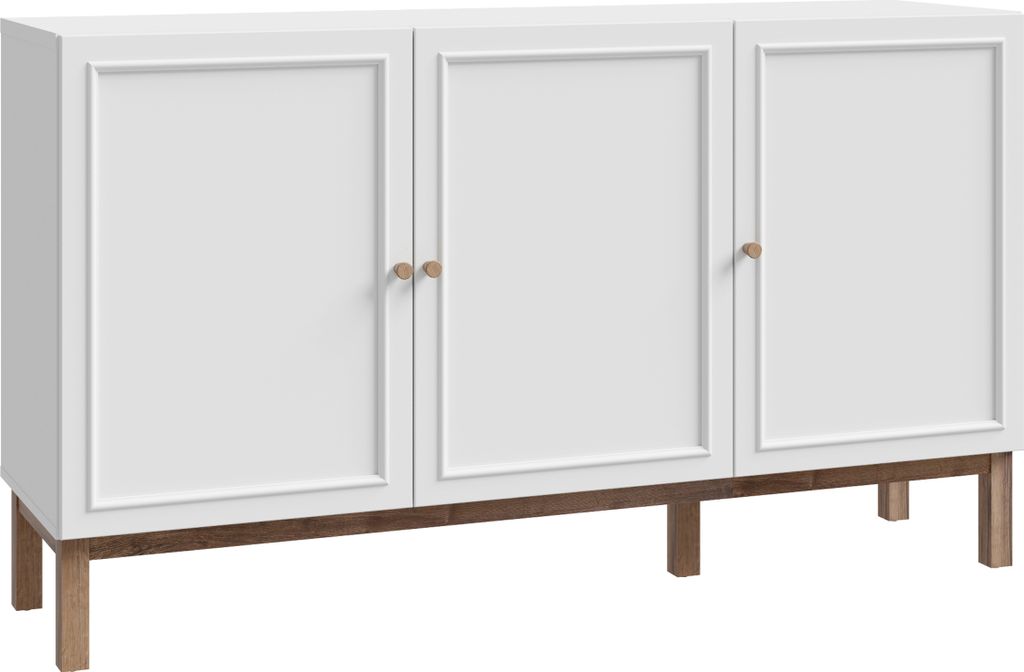 Furniture24 Kommode Penkridge Pkdk231-M848 Sideboard 149.6 X 85.4 X 41.7 Cm Wohnzimmerschrank Secret Grey