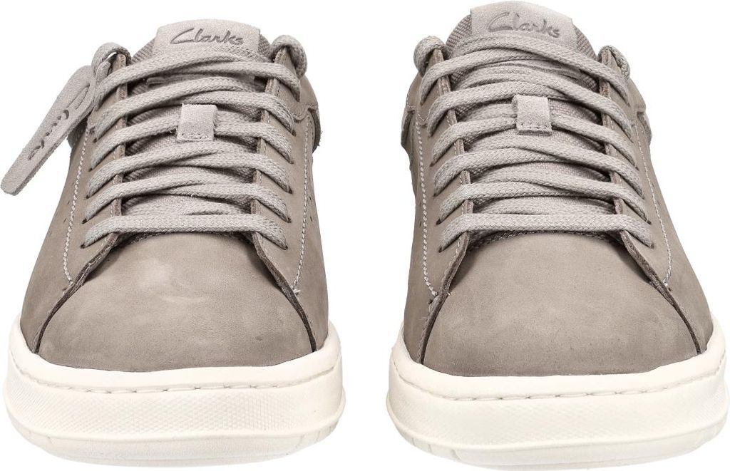 Clarks Sneaker Courtlite2 Run, Rauleder, Grau, Herren Produktbild 