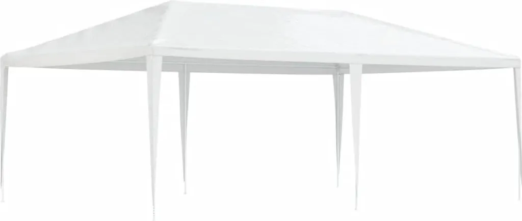 vidaXL Tenda per feste 4 x 6 m bianco - 7