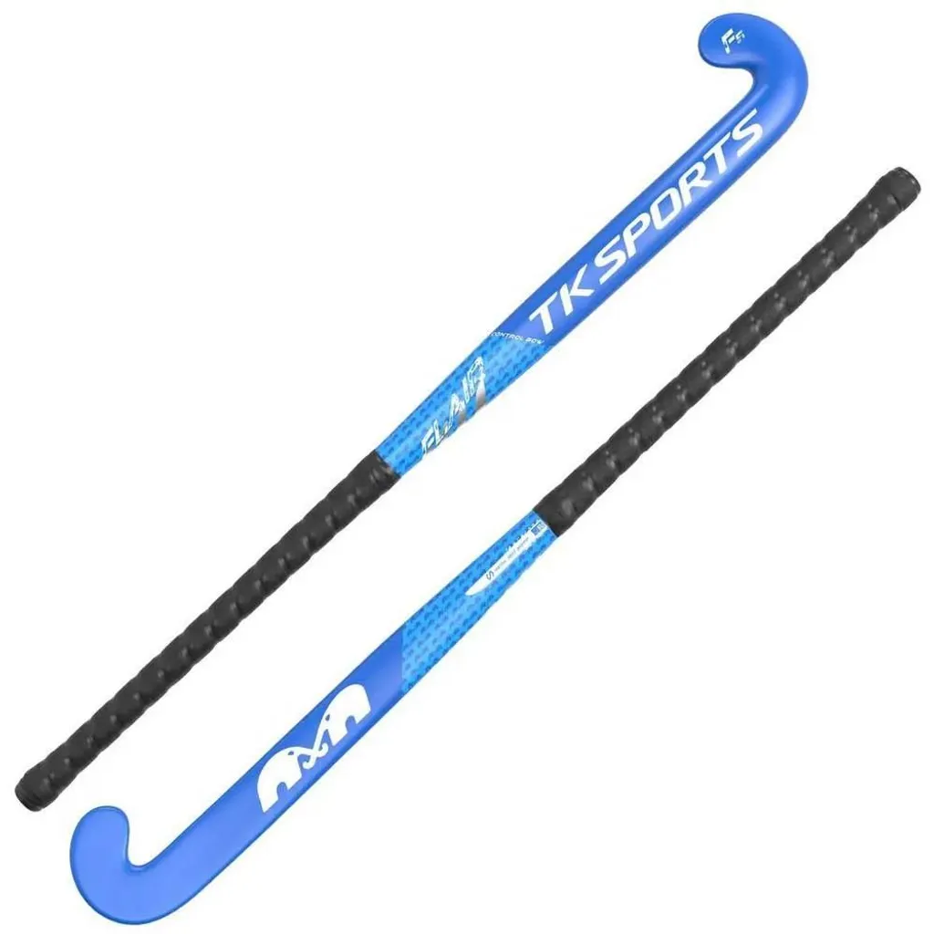 Crosse de hockey sur gazon Tk Hockey F5 Control Bow bleue 36,5 pouces