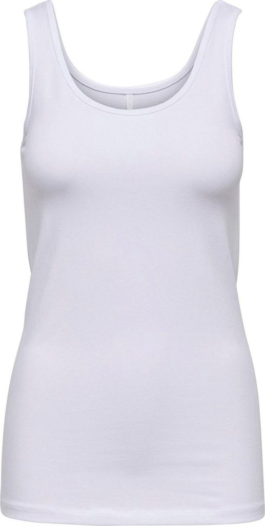 ONLY 15095808, Tank Top, Erwachsener, Weiblich, Weiß, White / White, XS